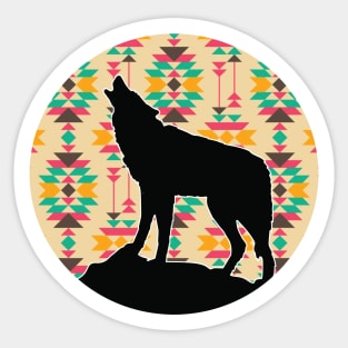 Wolf Pattern - 8 Sticker